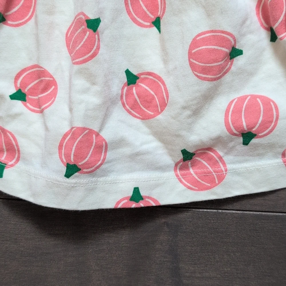 Hanna Andersson 3T Pumpkin Long Sleeve Playground Dress with Pockets - Picture 6 of 7